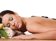 verkwikkende hotstone massage